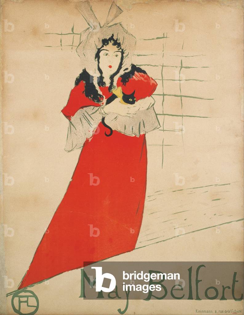 May Belfort (nata May Egan) (manifesto), 1895 (litografia a colori)