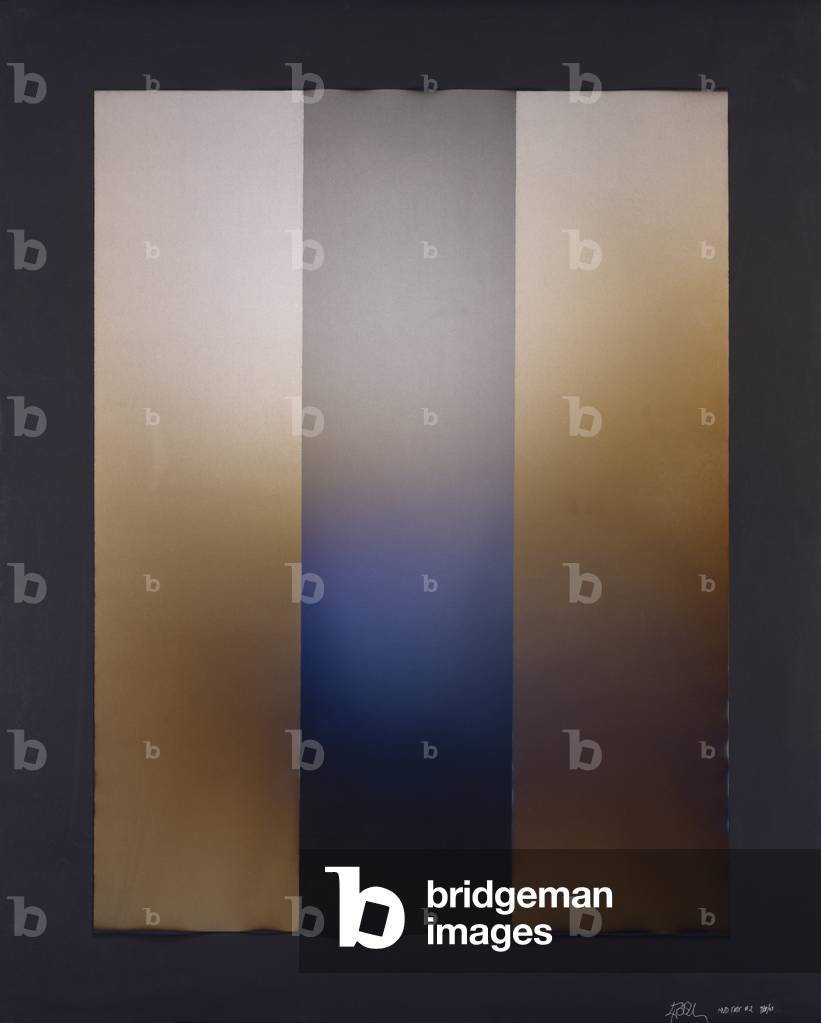 Disegno a vapore # 2, 2003 (alluminio e monossido di silicio su carta)