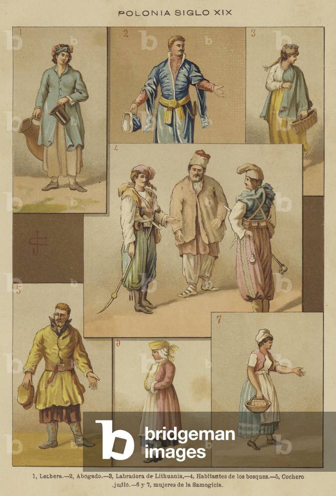 "Polonia Siglo XIX (color lito)" di European School