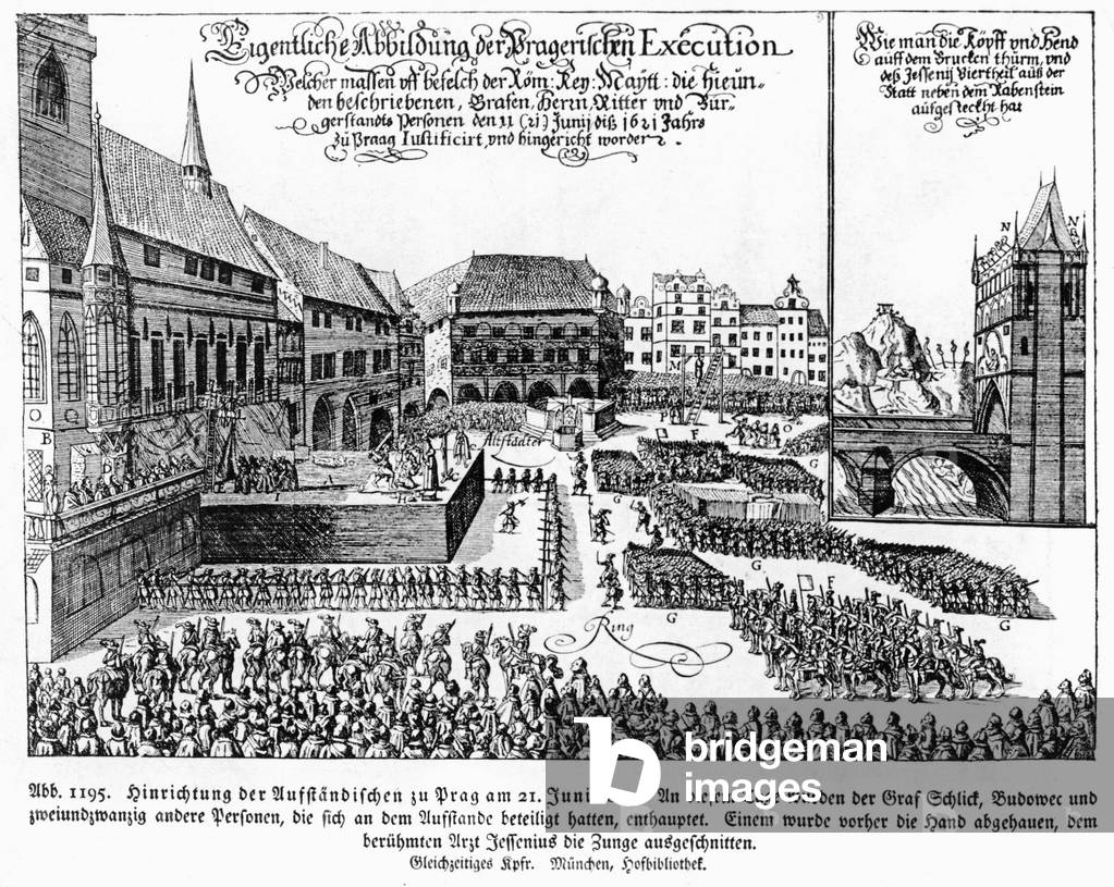 Execution in Prague, b/w
