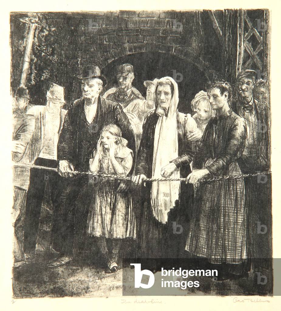 The Dead-Line, 1923 (litho)