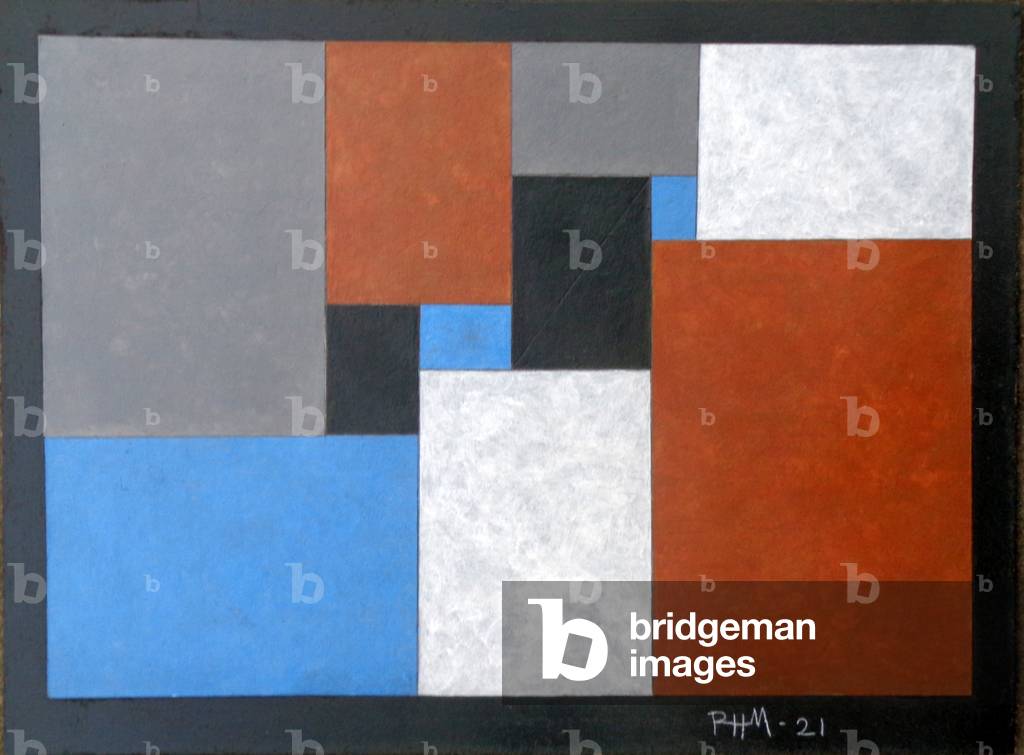 LA DISSECTION DU RECTANGLE ARGENT.2021 par Peter McClure