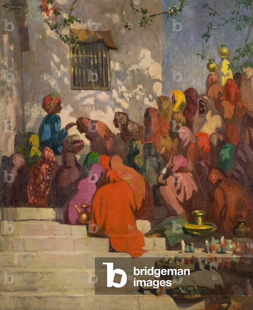 Die Ganges (oder Hindus und der Pandit), um 1922 (Öl auf Leinwand)