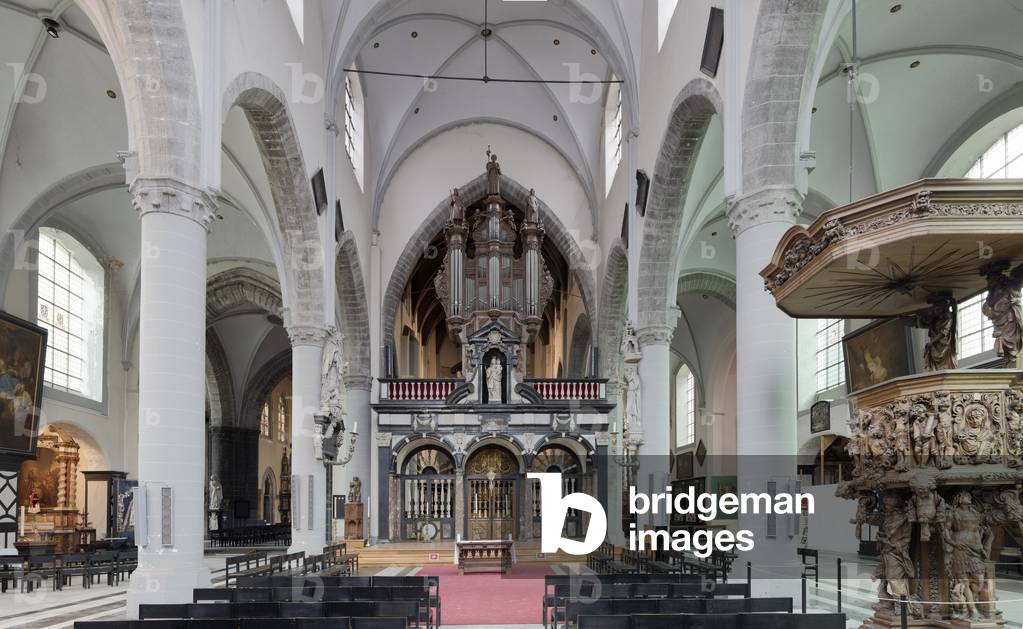 Église paroissiale (Parochiekerk Sint-Jakob). Intérieur. La nef.