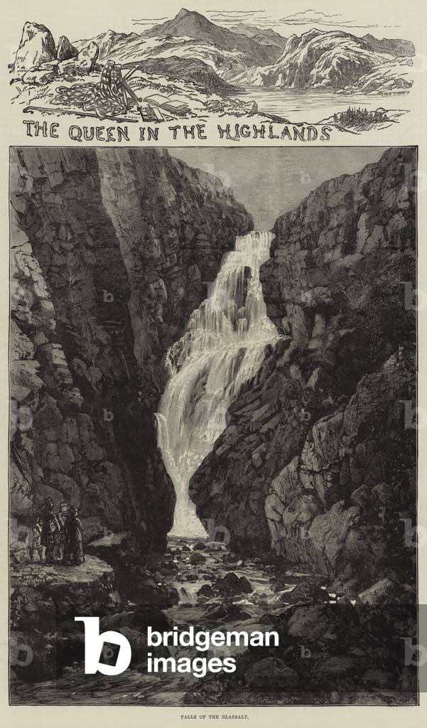 The Queen in the Highlands (engraving)