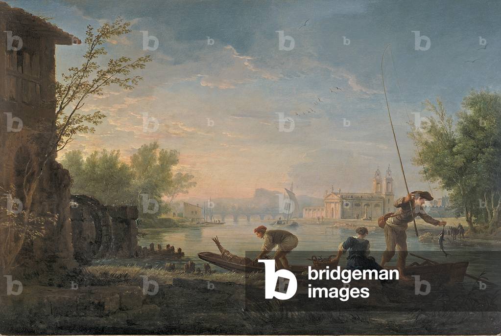 il quattro volte del giorno: mattina, 1757 (olio su rame argentato)