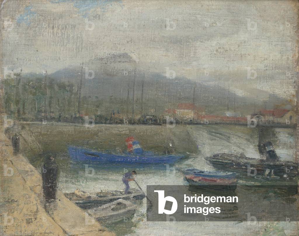 Image of Painting depicting Ciboure Harbour, 1939 by William Nicholson