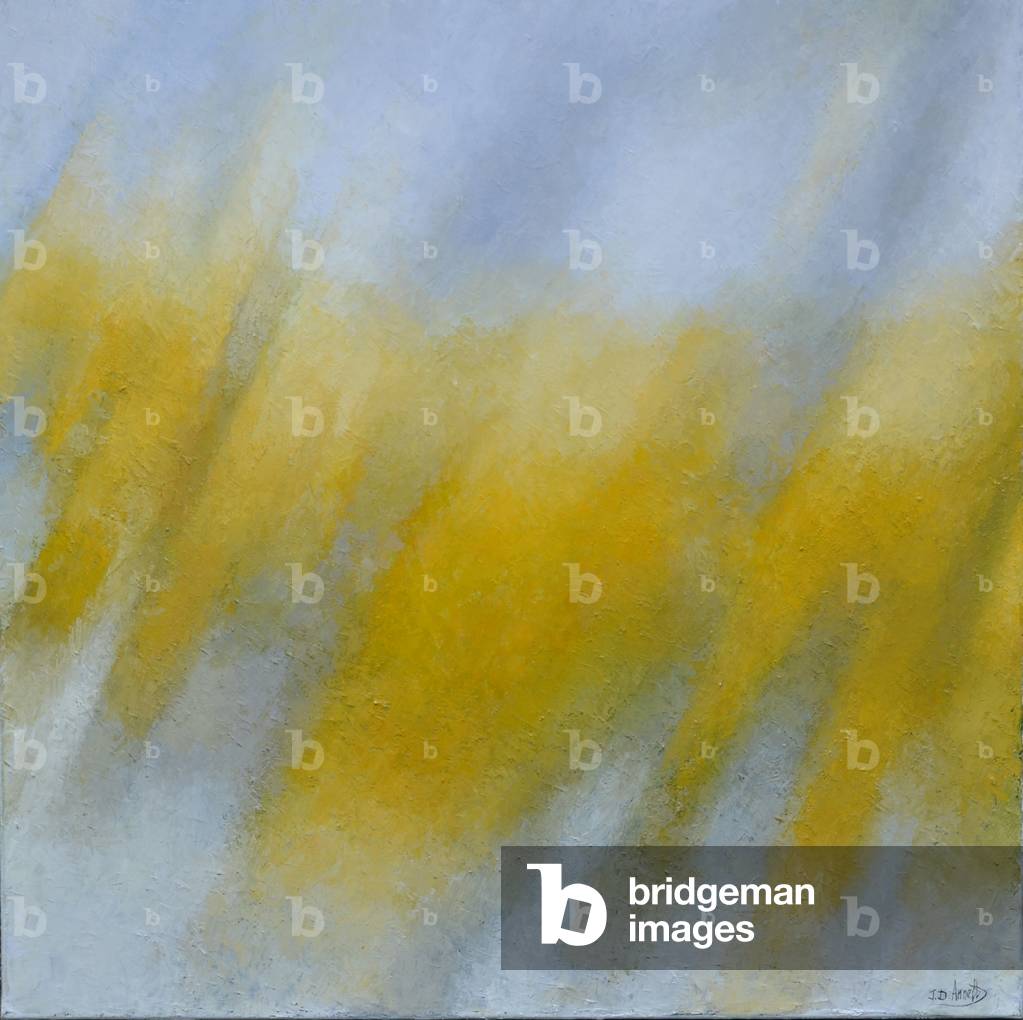 Goldener Regen (Öl auf Leinwand)
