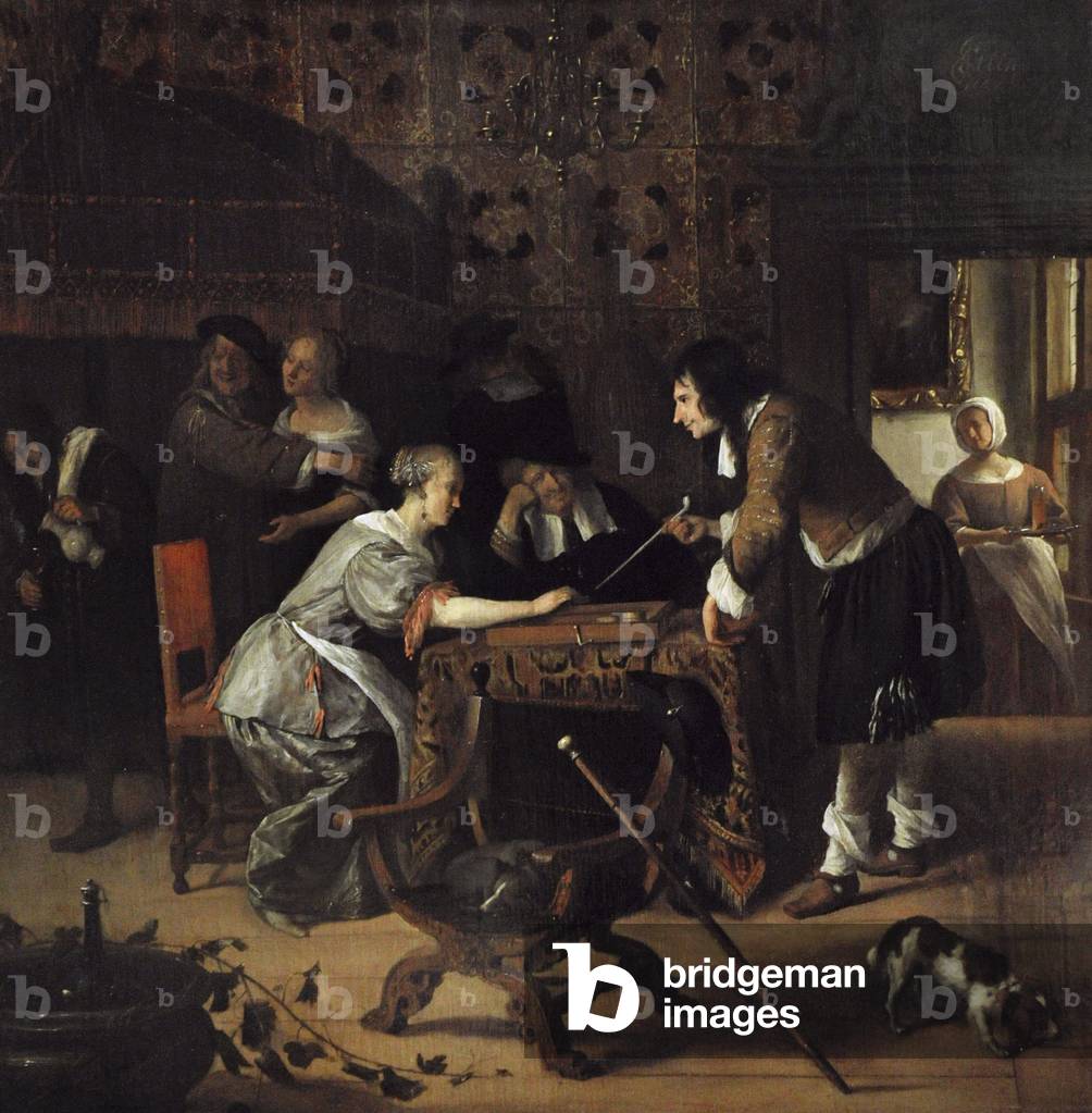 "Giocatori Tric-Trac" di Jan Havicksz. Steen