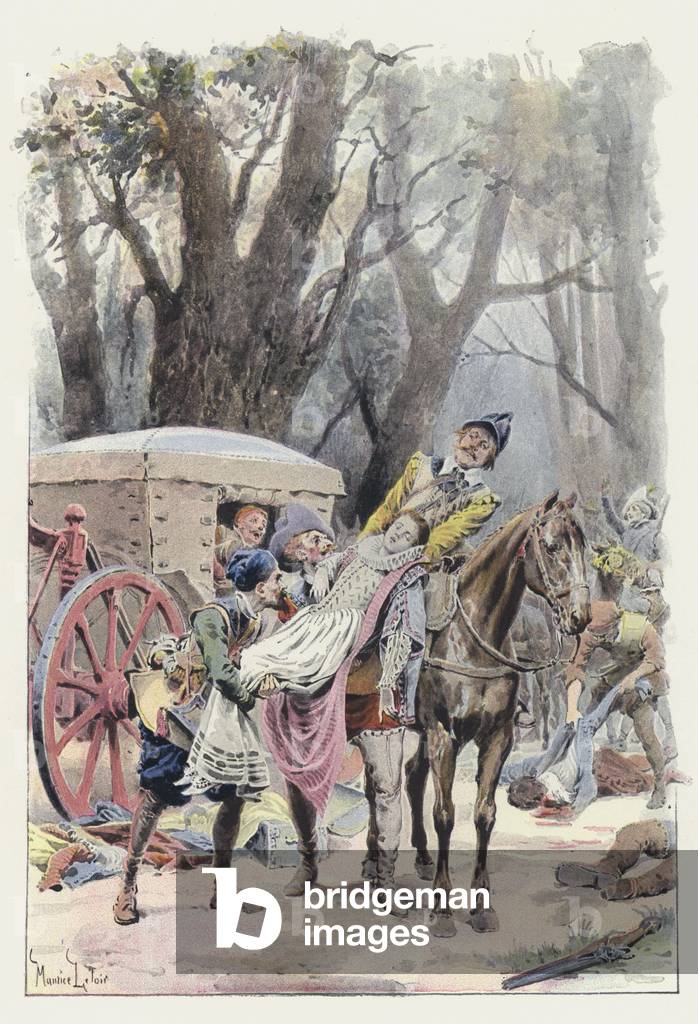 Illustrazione per Gil Blas (colore lito)