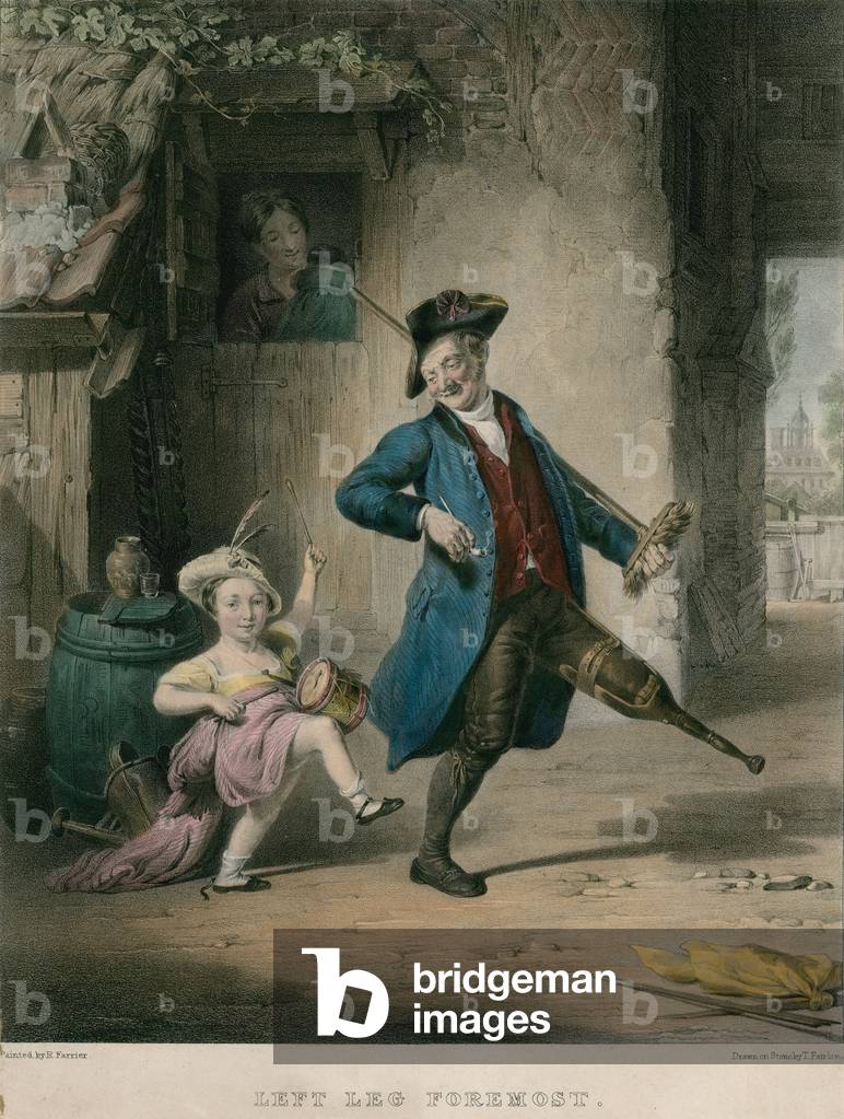Immagine di Incisione "Gamba sinistra in avanti (incisione colorata)" di Robert Farrier