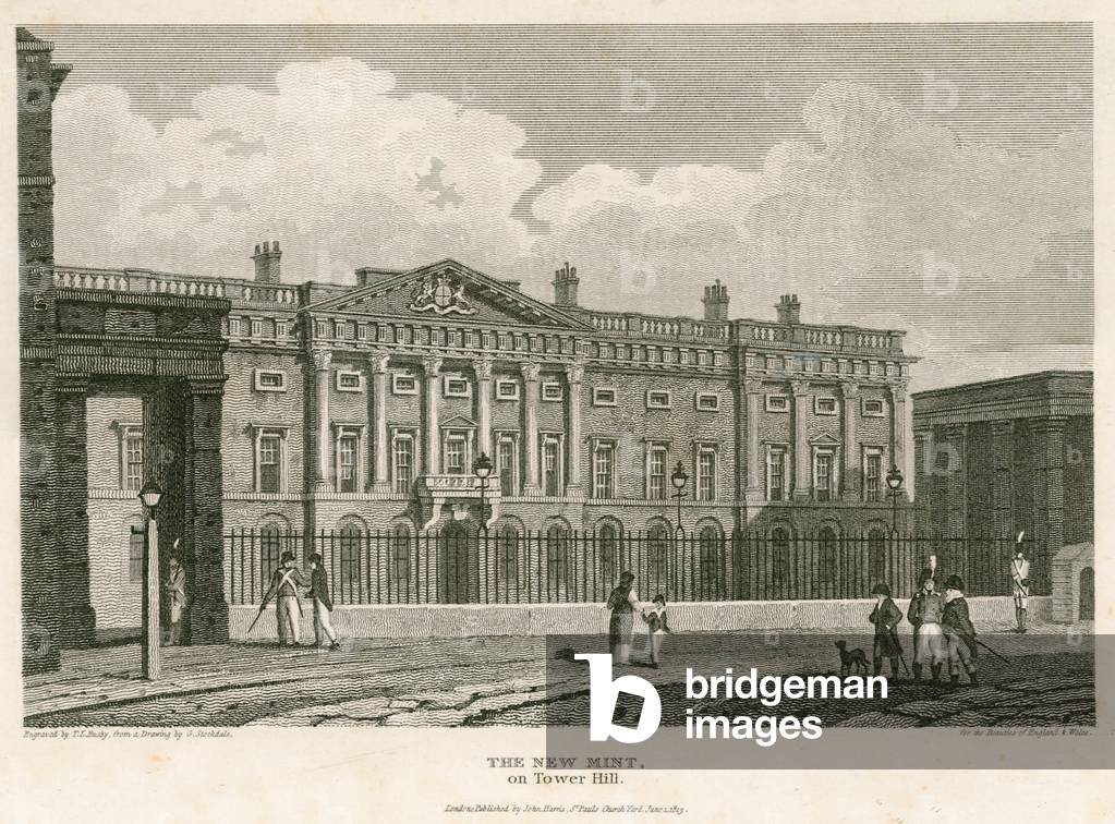 The Royal Mint (engraving) by English Artist