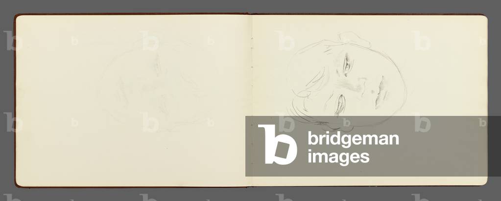 Seite aus einem Skizzenbuch