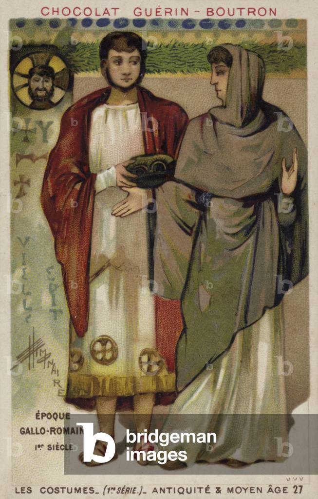 Costumes of Roman Gaul, 1st Century (chromolitho)