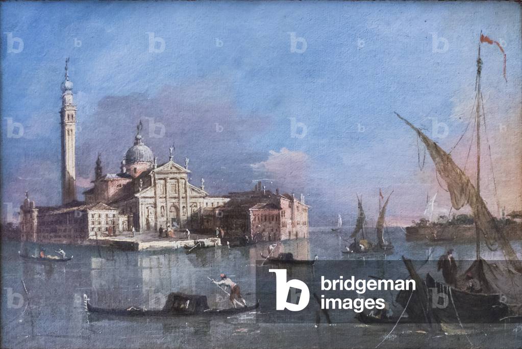 Image of Painting depicting View of San Giorgio maggiore 1701 by Francesco Guardi