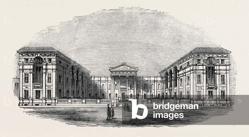 Bild von Gravur "The Taylor Institute", b/w