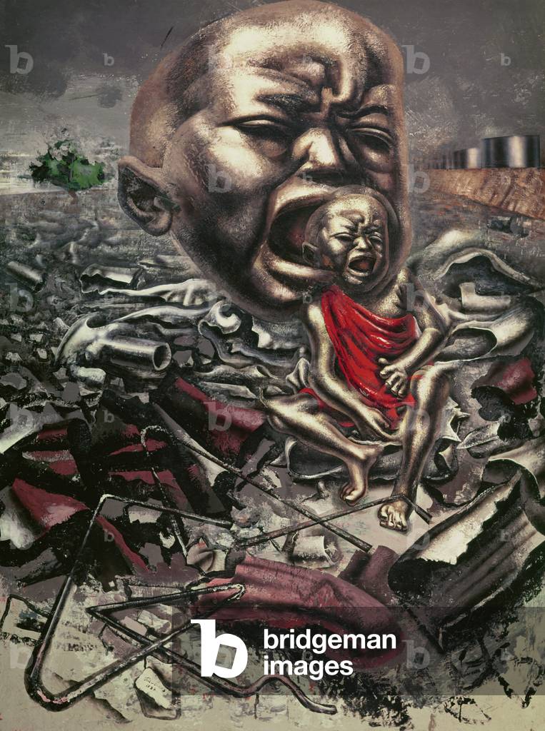 "L'eco di un urlo" 1937 di Siqueiros David Alfaro