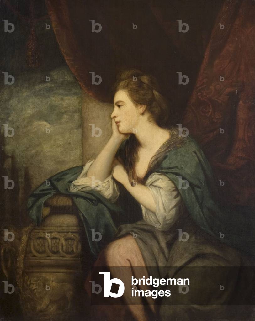 porträt von lady maria o'brien, später gräfin von orkney, um 1772 (öl auf leinwand)