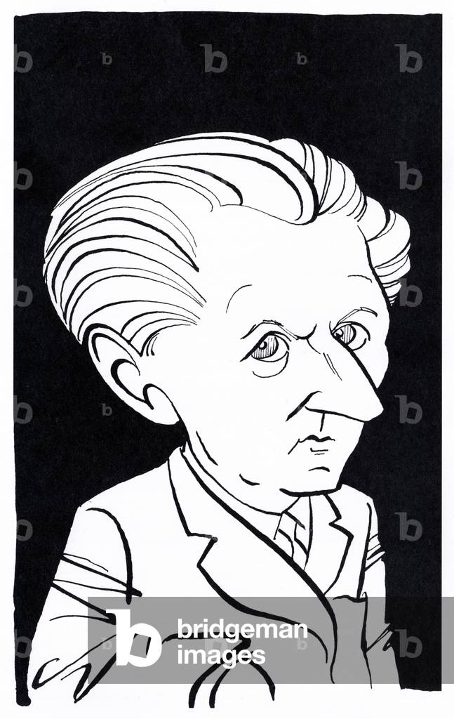 Erwin Piscator, caricatura
