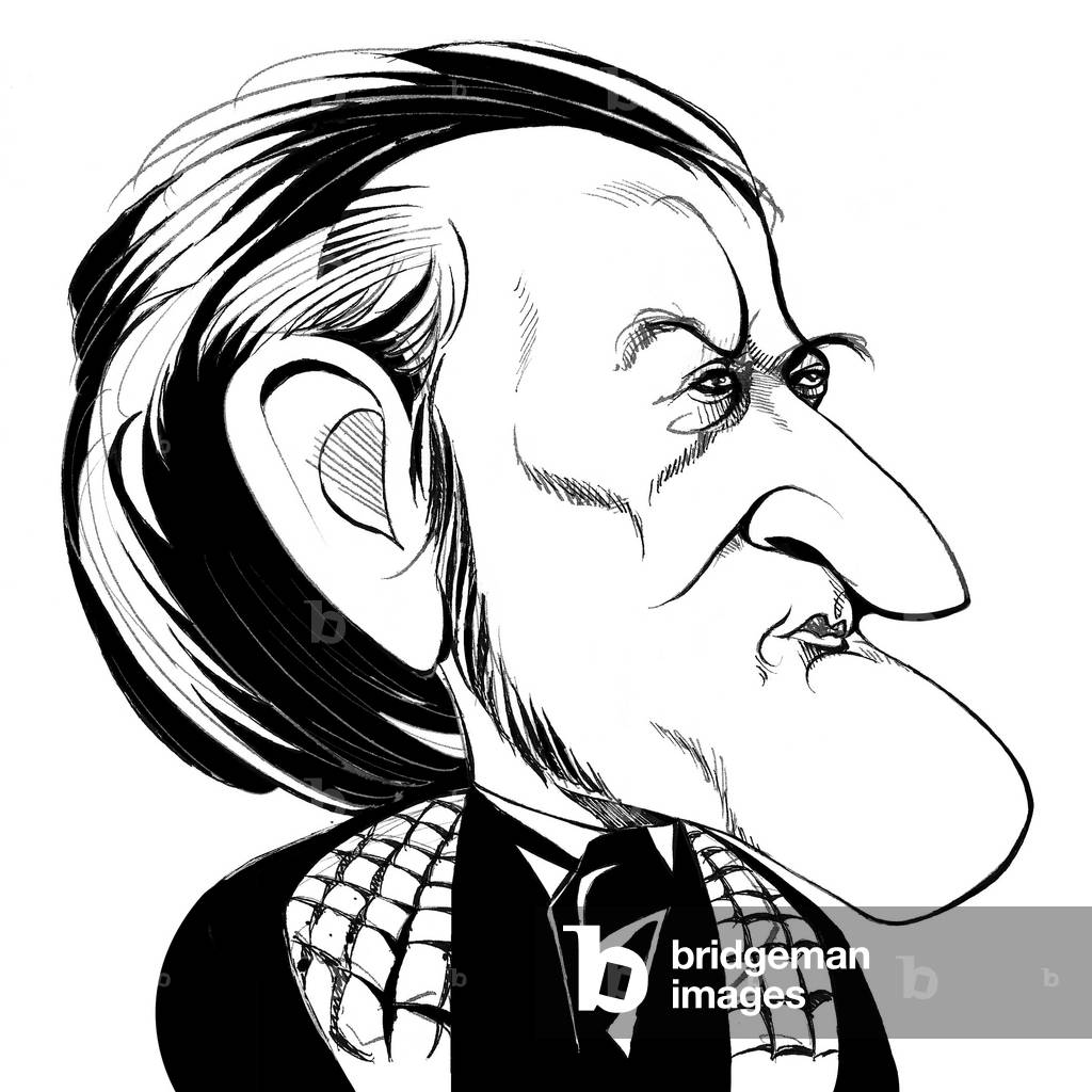 Richard Wagner - caricatura