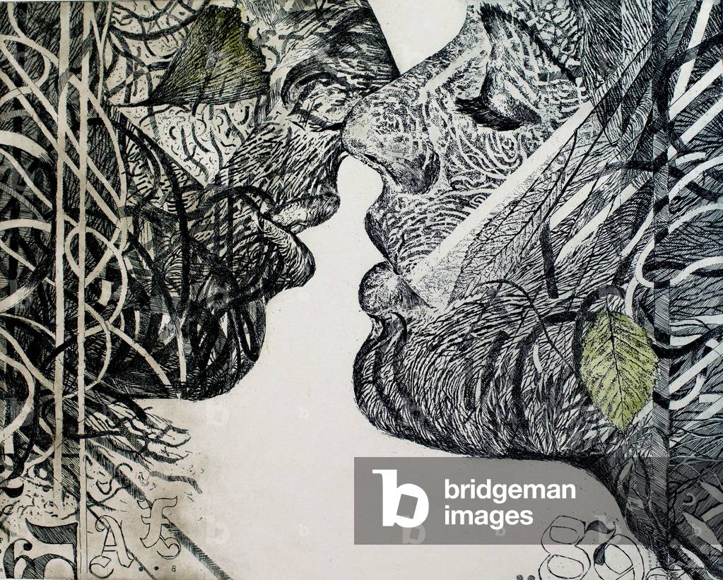 Flüchtig, 2018 (Radierung)