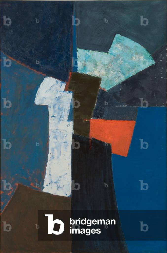 Image of Painting depicting Composition 1957 by Adrian Heath