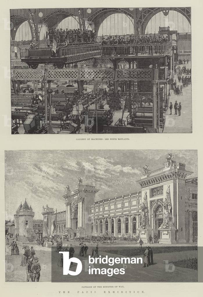 "Die Pariser Ausstellung (Gravur)" 1889 von English School