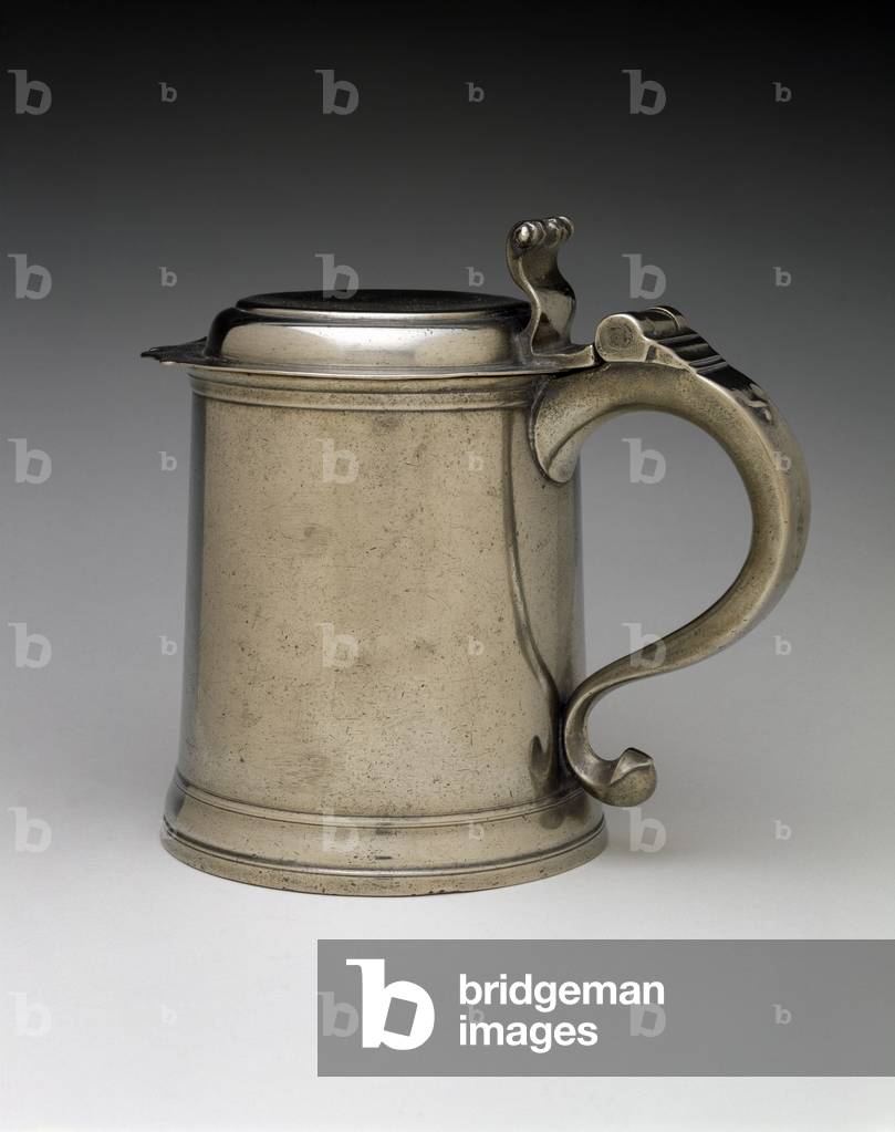 Tankard, 1761-1799 (étain)