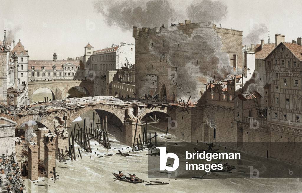 Il «Petit Chatelet» (costruito nel XIV secolo, distrutto nel 1782, prigione e alloggio per i prevosti) e il po