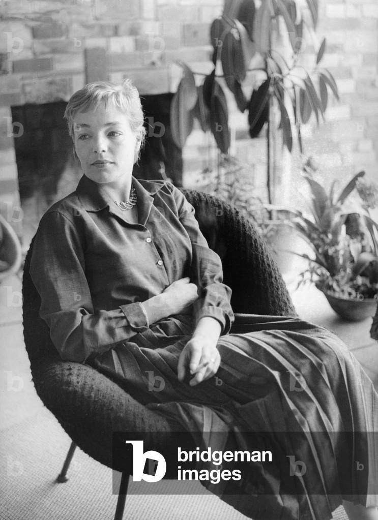 Image of Photography depicting Simone Signoret  1950, b/w