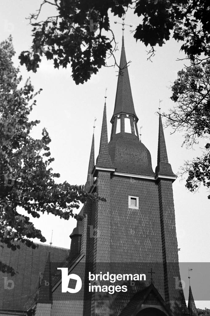 Bild von Fotografie "Die Gemeindekirche" 1969