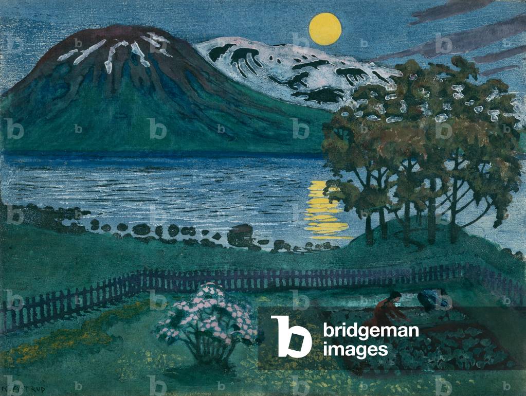 May moon by Nikolai Astrup