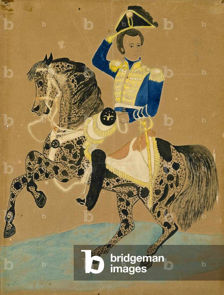 Bild von Zeichnung "Andrew Jackson" 1800 von American School