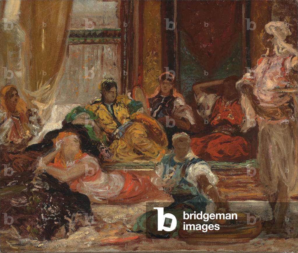 Nel harem (olio su tela)