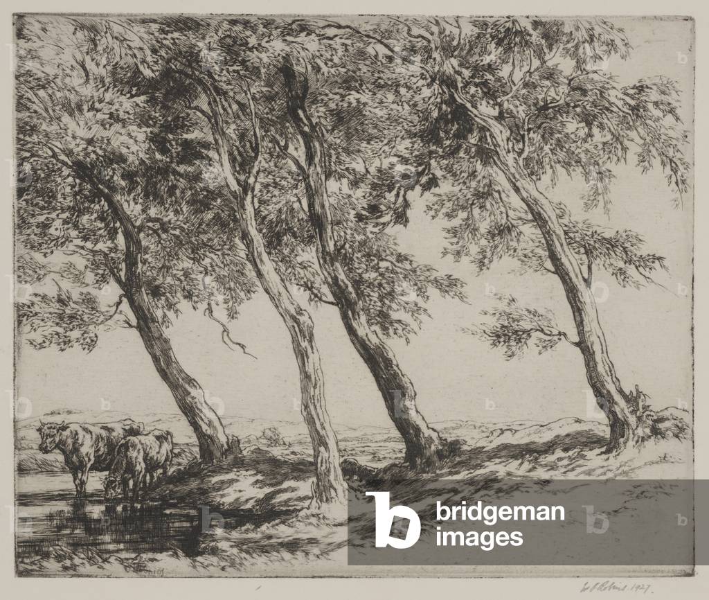By the Arden, 1927 (Radierung)