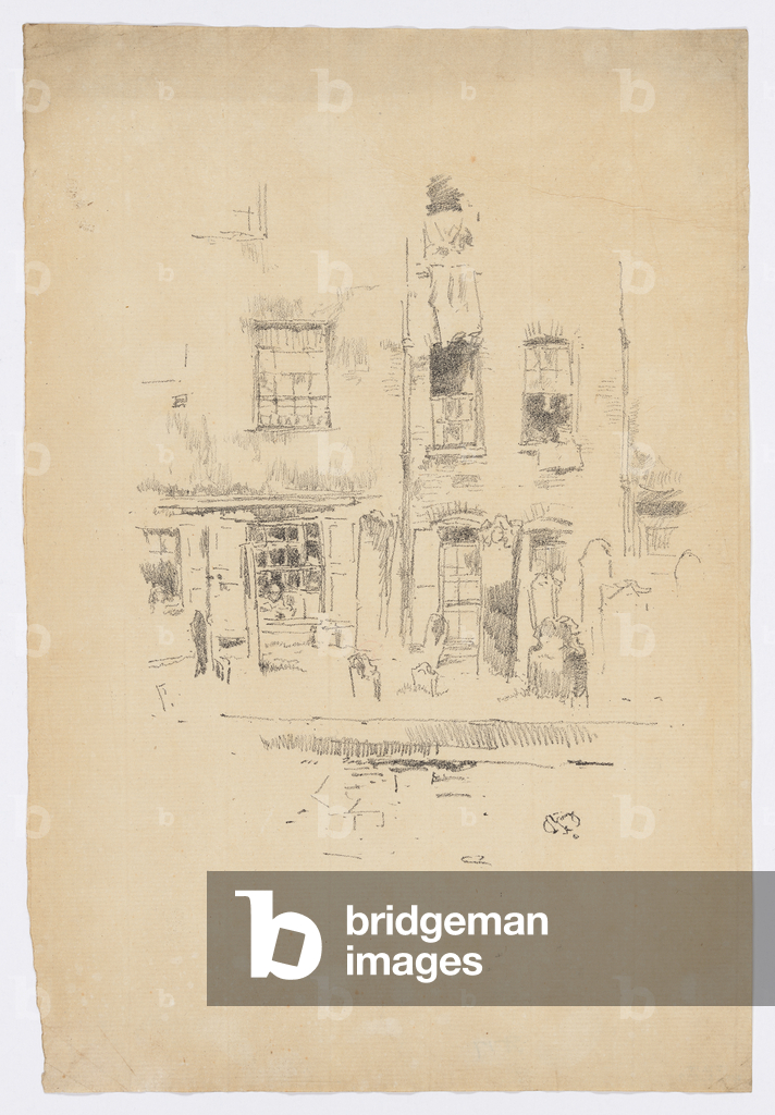 Churchyard, 1887 (inchiostro su carta)