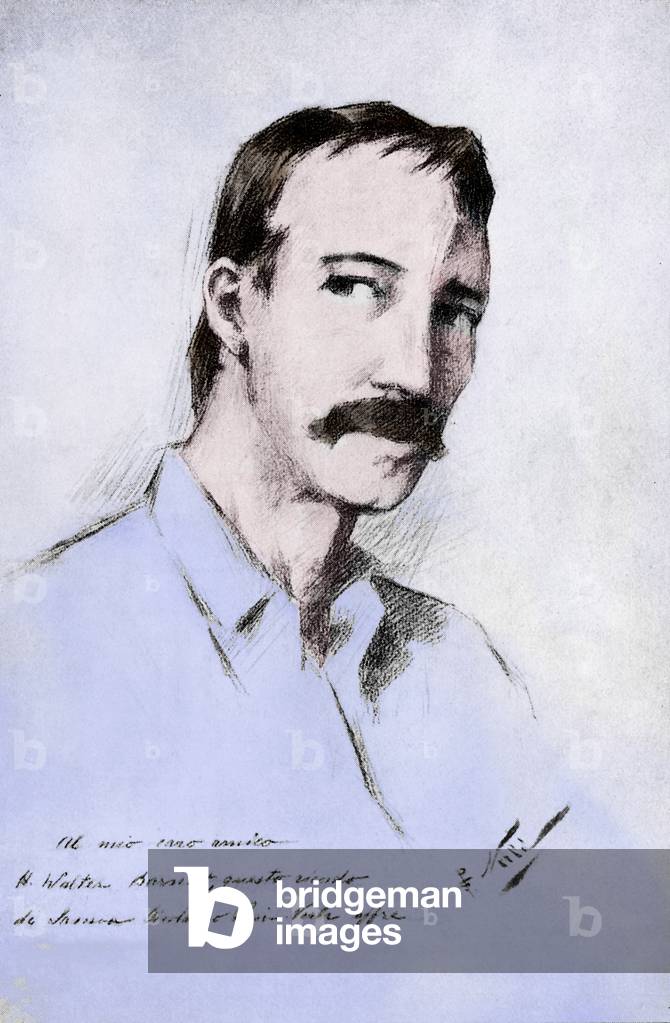 Robert Louis Stevenson, c1910 (illustrazione)
