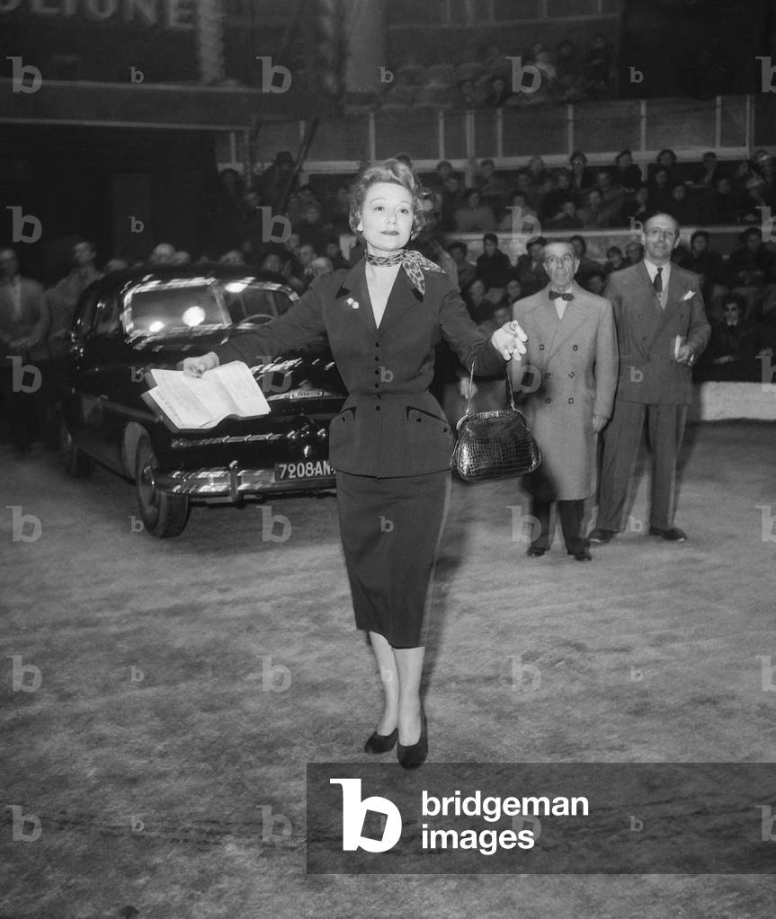 Bild von Fotografie "Probe der Gala der Union" 1952, b/w