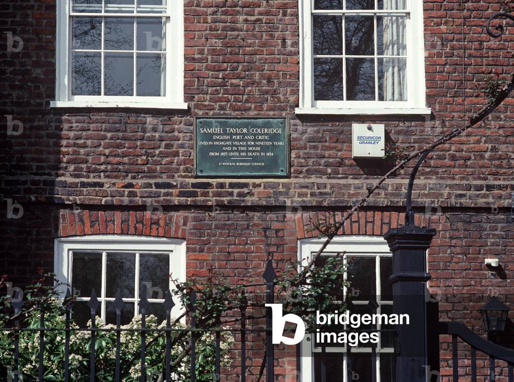 Samuel Taylor Coleridge House in Highgate Village, North London, Regno Unito (foto)