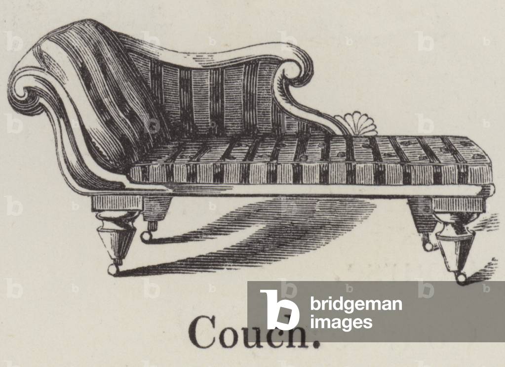 Canapé (gravure) par English School
