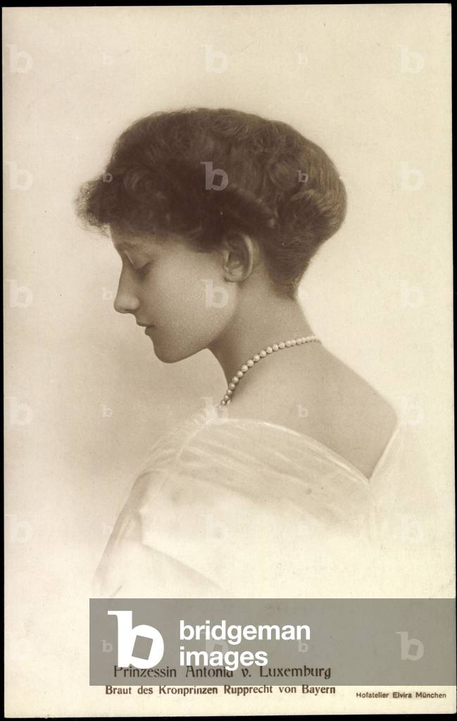 Immagine di Fotografia "Ak Principessa Antonia di Lussemburgo" di German Photographer, b/w
