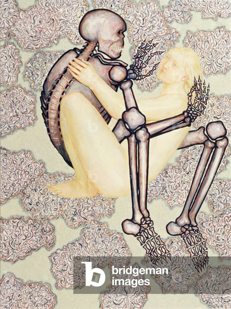 Tod und das Mädchen, Set 1-2, 2001 (Öl auf Leinwand)