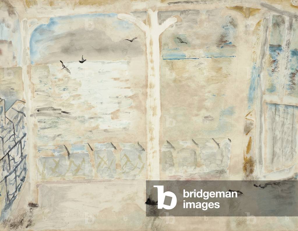 Seascape from a Terrace, 1929 (drawing)