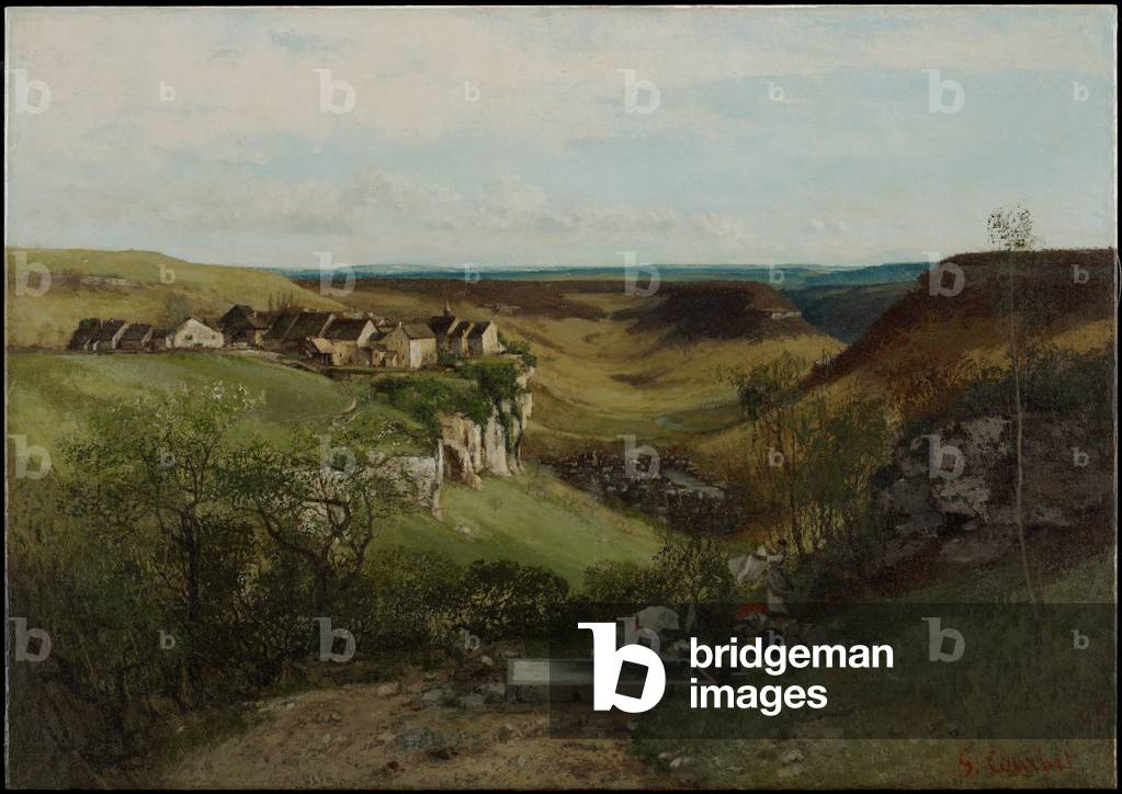 Château d’Ornans, 1855 (oil on canvas)