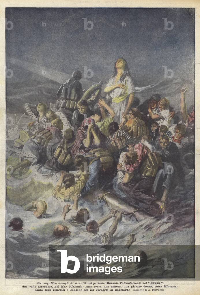 "Un magnifico esempio di serenita nel pericolo (colour litho)" di Achille Beltrame