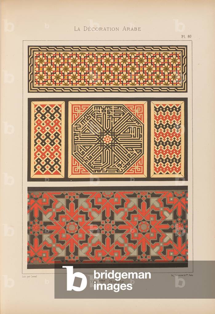 Mosquée d'el-Bordeyny, 1885 (aufgedrucktes Material)