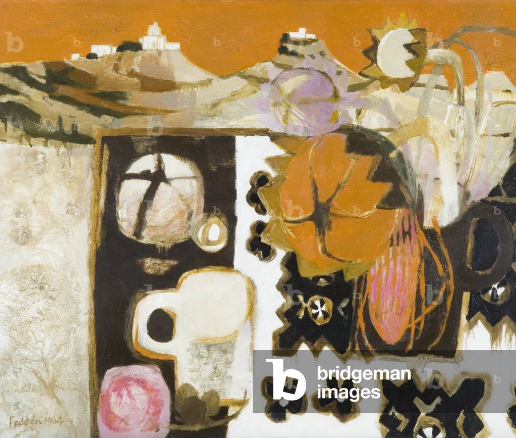 natura morta in gozo 1964 (olio su tela)