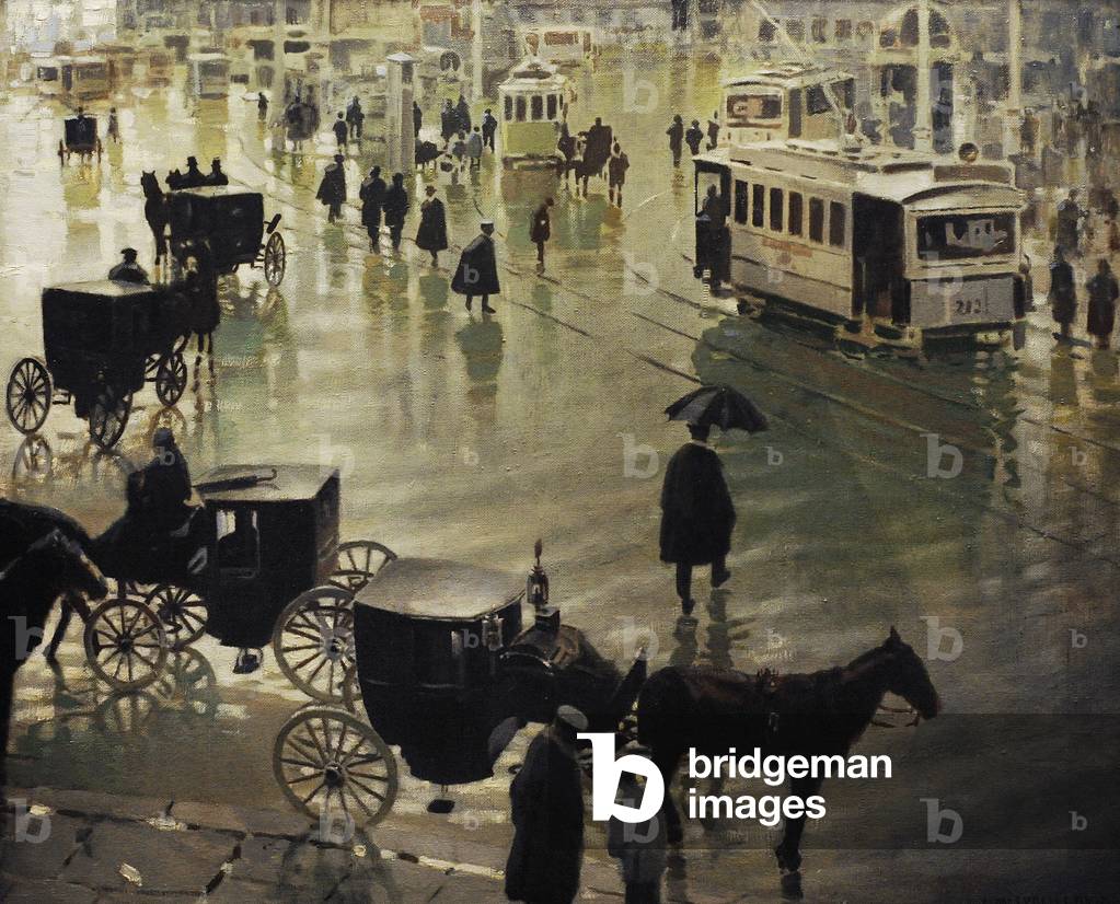 Immagine di Dipinto "Puerta del Sol" di Enrique Martínez Cubells