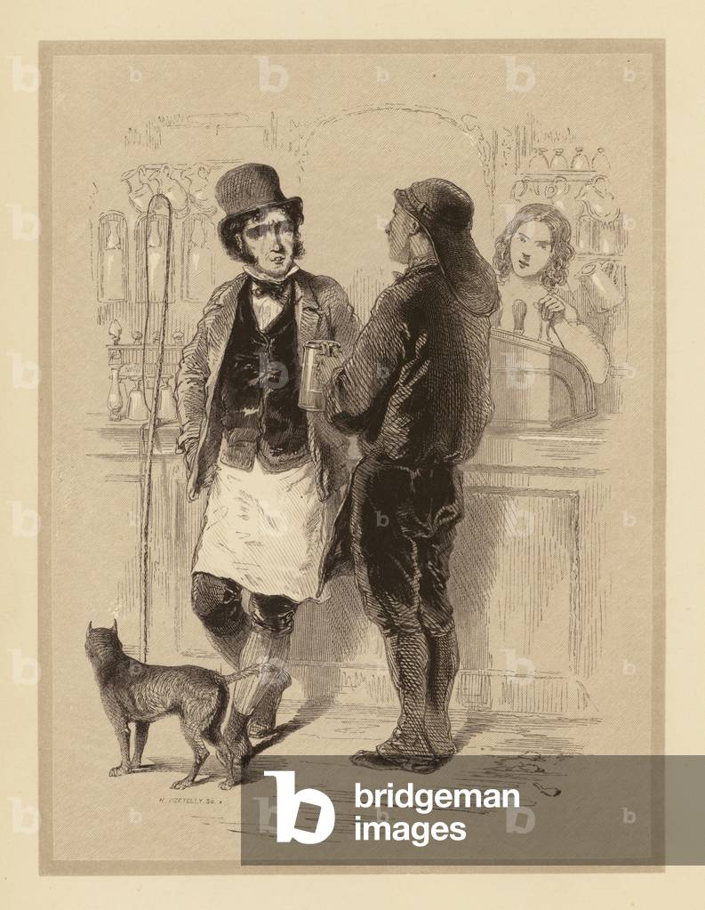 Gavarni a Londra: Carmen and Coal-Heavers (litho)