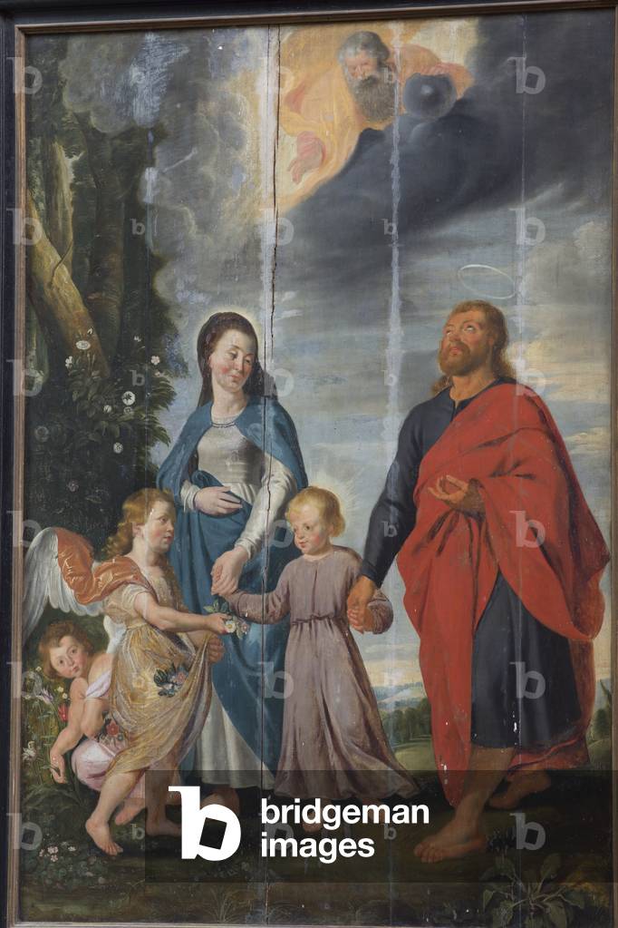 Immagine di Dipinto "Chiesa parrocchiale (Parochiekerk Sint-Walburga). Pittura."